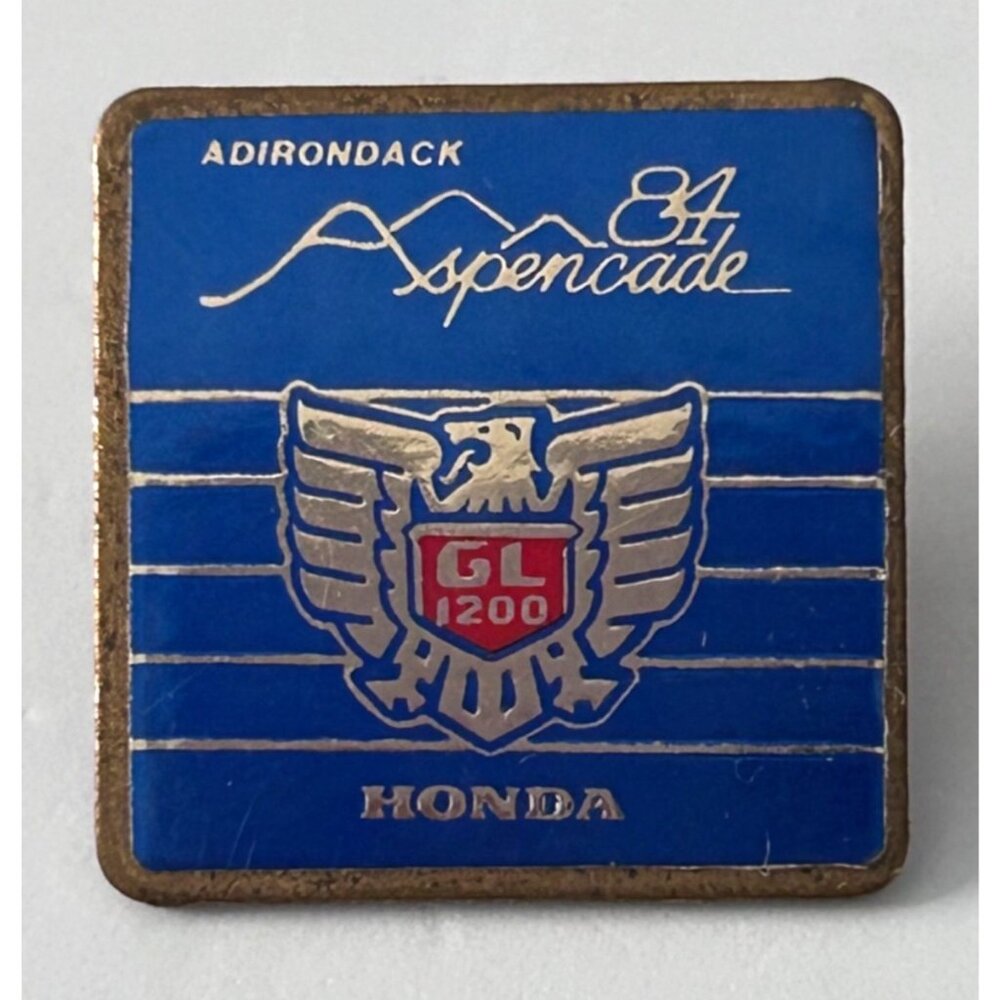 Vintage 1984 Honda GL1200 Lapel Pin Adirondack Aspencade